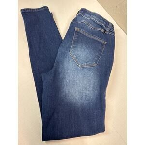 1822 Denim Jeans Womens Blue Adrianna Jeans Skinny Ankle Mid Rise Stretch Sz 10‎